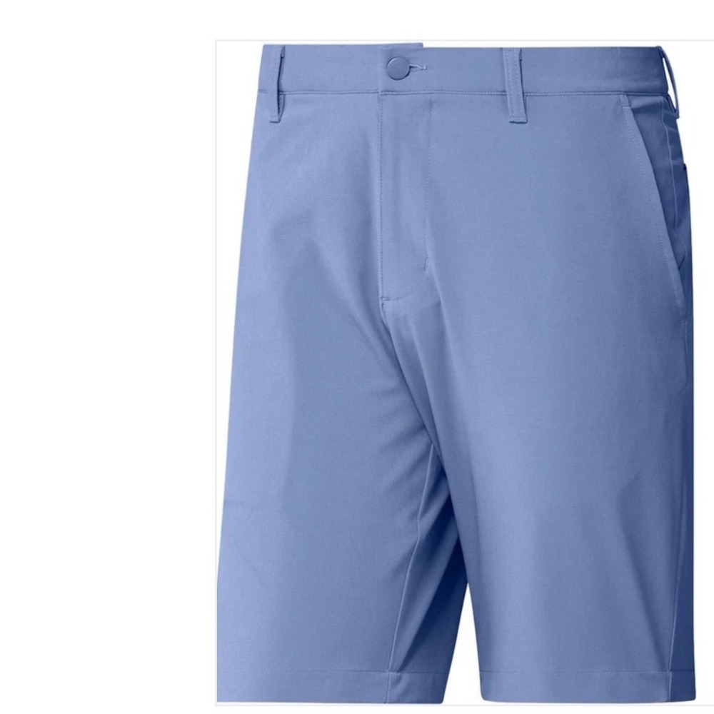 Adidas Ultimate365 Golf Shorts Mens 38 Light Blue IX4302 Stretch Performance